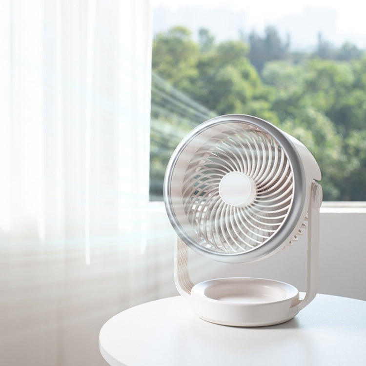 Air Circulating Fan USB Charging Desktop Quiet Fan(White) - Electric Fans by buy2fix | Online Shopping UK | buy2fix