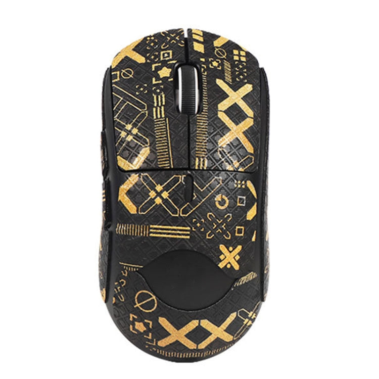 For Logitech GPW 2-Generation Mouse Anti-Slip Stickers Absorb Sweat Paste, Color: Black Gold Fully Surround - Silicone / Sticker by buy2fix | Online Shopping UK | buy2fix