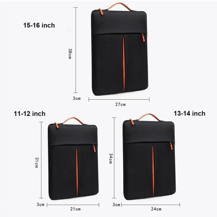 11-12 Inch Portable Laptop Sleeve Bag Travel Carry Case Cover(Black) - 10 - 11 inch by buy2fix | Online Shopping UK | buy2fix