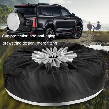 65x37cm 210D Oxford Cloth Car Waterproof Dirt-resistant Tire Protective Cover - Window Foils & Solar Protection by buy2fix | Online Shopping UK | buy2fix