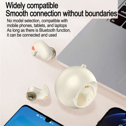 In-Ear Small Coconut Ball Stereo Bluetooth Earphones With Charging Compartment(Black) - Bluetooth Earphone by buy2fix | Online Shopping UK | buy2fix