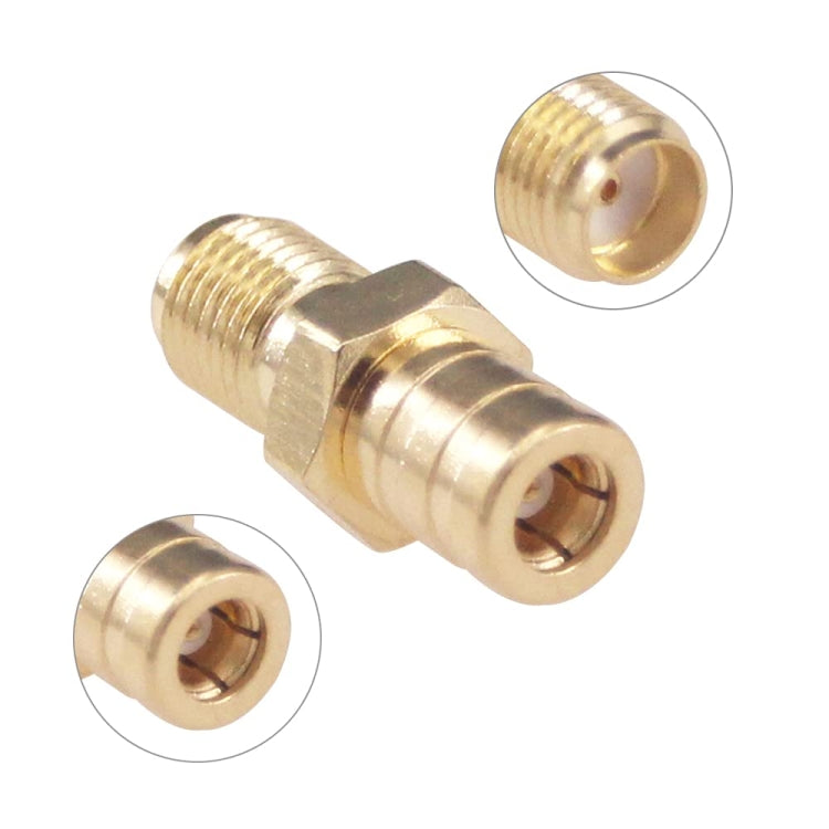 SMA Female To SMB Female RF Coaxial Connector - Connectors by buy2fix | Online Shopping UK | buy2fix