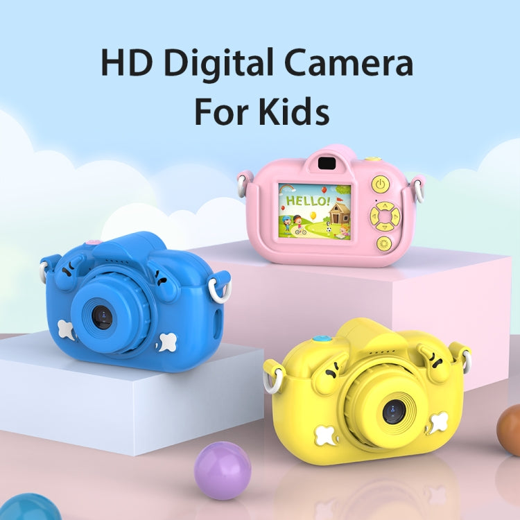 DC501 2.0-Inch 4X Zoom HD Digital Camera Mini Children Photography Camera, Color: Yellow - Children Cameras by buy2fix | Online Shopping UK | buy2fix