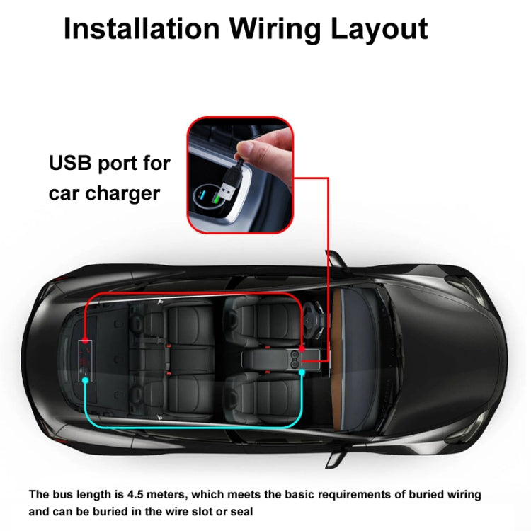 9.2x37.4cm（16 x 64 LEDs） Car Flexible Display Advertising Screen APP Bluetooth Smart Screen - Car Monitor by buy2fix | Online Shopping UK | buy2fix