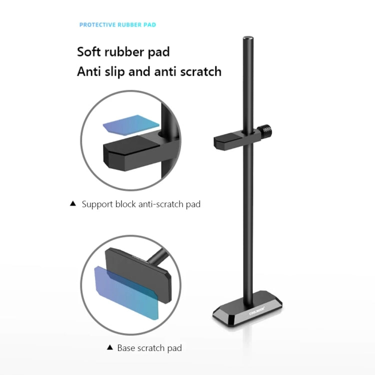 COOLMOON GH195 Desktop Computer Vertical Mounted Graphics Card Protection Shelf Metal Rod Magnetic Support Bracket, Color: Silver - Caddies & Enclosures by COOLMOON | Online Shopping UK | buy2fix