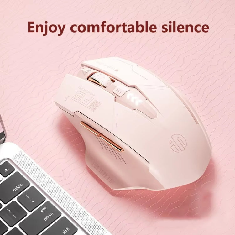 Inphic F8 2.4G Wireless Mute Charging Computer Gaming Mouse(Milk Tea Color) - Wireless Mice by Inphic | Online Shopping UK | buy2fix