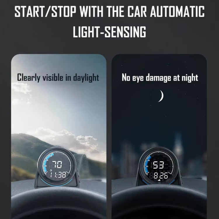 Head-up Display Real Speed GPS Vehicle Altitude Meter(A430G) - Head Up Display System by buy2fix | Online Shopping UK | buy2fix