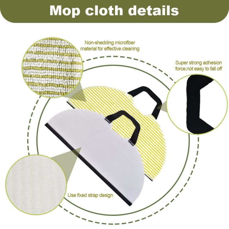 Vacuum Mop Replacement Pad For Shark RV2410WD / RV2610WD / RV2610WA WFUS Robot Vacuum Cleaner - For Shark Accessories by buy2fix | Online Shopping UK | buy2fix