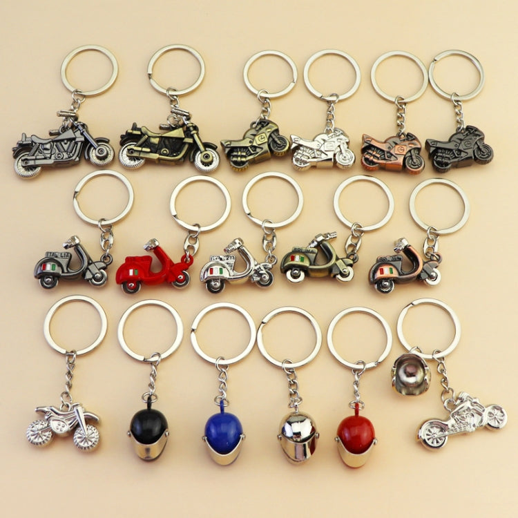 Simulation Cool Motorcycle Keychain Metal Decoration Pendant, Style: X-231 Green Antique - Key Rings by buy2fix | Online Shopping UK | buy2fix