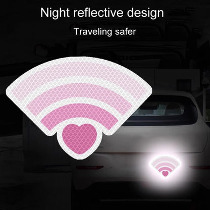 3pcs / Set Vehicle Electronic Car Cover Scratches Night Collision Decorative Signal Reflective Warning Stickers - Decorative Sticker by buy2fix | Online Shopping UK | buy2fix