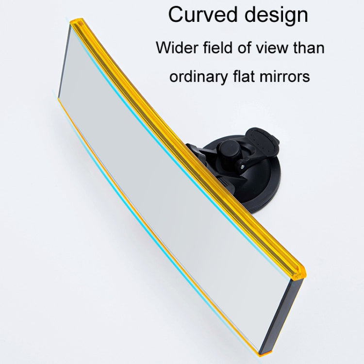 Car Modification Rotatable Adjustable Suction Cup Curved Rearview Mirror - Interior Mirrors by buy2fix | Online Shopping UK | buy2fix