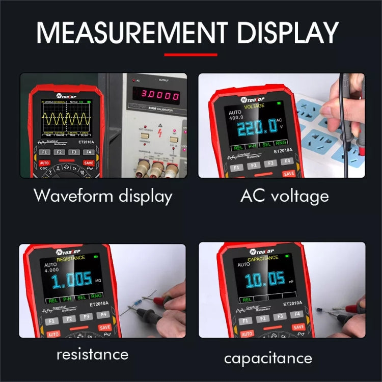 TOOLTOP 2 In 1 DIY Oscilloscope Mini Multimeter - Digital Multimeter by TOOLTOP | Online Shopping UK | buy2fix