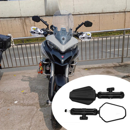 FLYQUICK Foldable ADV Off-road Motorcycle Rearview Mirror - Side Mirrors by FLYQUICK | Online Shopping UK | buy2fix