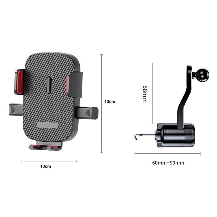 360 Rotating Car Air Conditioning Vent Mobile Phone Navigation Bracket, Spec: Clamp - Universal Car Holders by buy2fix | Online Shopping UK | buy2fix