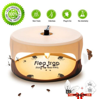 Flea Trap Pet Home Flea Lamp, Plug Type:EU Plug - Traps by buy2fix | Online Shopping UK | buy2fix