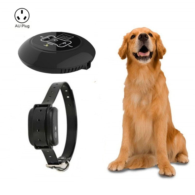 Electronic Fence Wireless Pet Training Device Bark Stop, Plug Type:AU  Plug(With 1 Collar) - Training Aids by buy2fix | Online Shopping UK | buy2fix