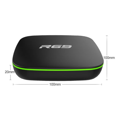 R69 1080P HD Smart TV BOX Android 4.4 Media Player wtih Remote Control, Quad Core Allwinner H3, RAM: 2GB, ROM: 16GB, 2.4G WiFi, LAN, US Plug - Allwinner H3 by buy2fix | Online Shopping UK | buy2fix