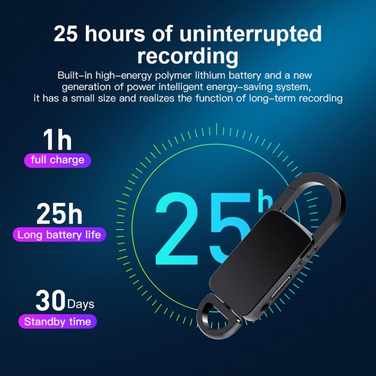 S20 8GB Keychain HD Noise Reduction Portable Recording Pen - U-Disk Recorder by buy2fix | Online Shopping UK | buy2fix