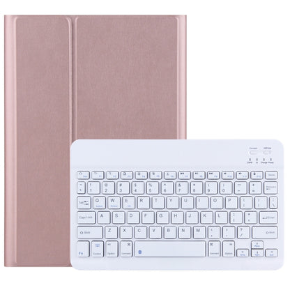DY-M10ReL 2 in 1 Removable Bluetooth Keyboard + Protective Leather Tablet Case with Holder for Lenovo Tab M10 FHD REL(Rose Gold) - Lenovo Keyboard by buy2fix | Online Shopping UK | buy2fix