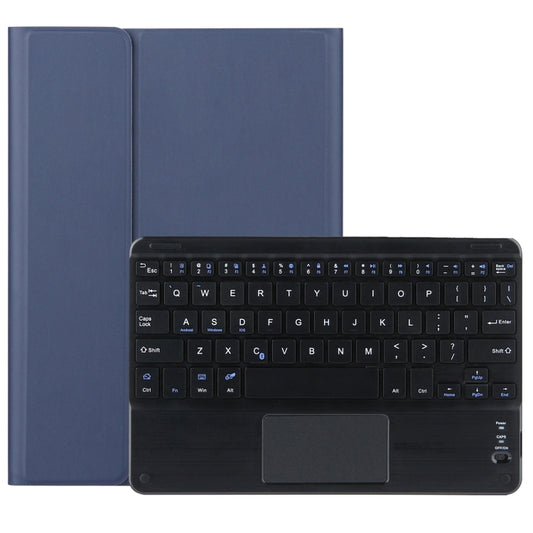 M10-C 2 in 1 Removable Bluetooth Keyboard + Leather Tablet Case with Touchpad & Holder for Lenovo Tab M10 TB-X505X (Dark Blue) - Lenovo Keyboard by buy2fix | Online Shopping UK | buy2fix