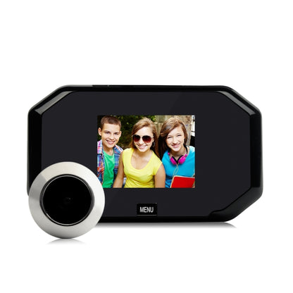 Danmini YB-30BH 3 inch Screen 1.0MP Security Camera Taking Picture Door Peephole, Support TF Card(Black) - Security by buy2fix | Online Shopping UK | buy2fix