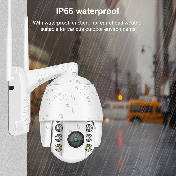 QX2 4G (US Version) 1080P HD 360 Degrees Panoramic Day and Night Full-color Waterproof Smart Camera, Support Motion Detection / Two-way Voice / TF Card, EU Plug - Security by buy2fix | Online Shopping UK | buy2fix