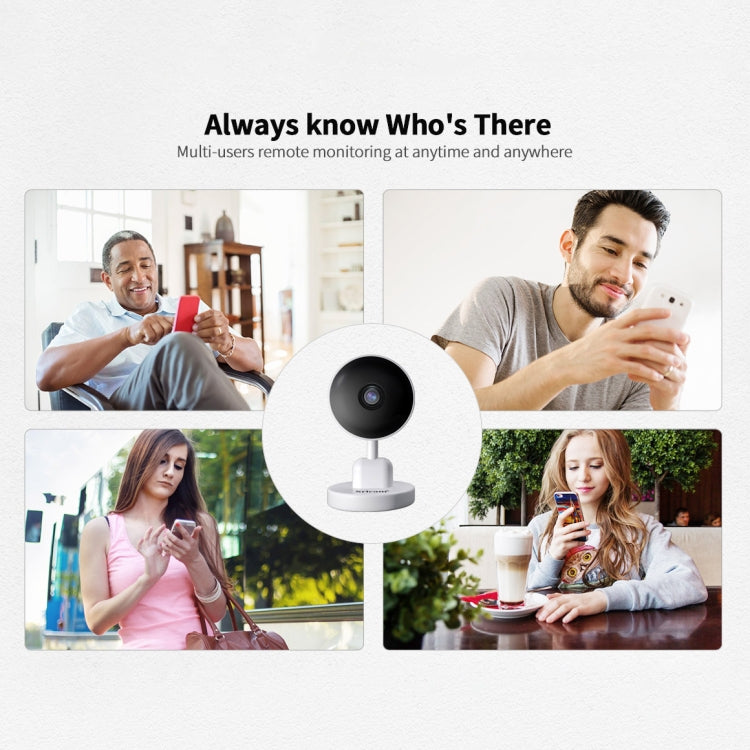 Sricam SP027 1080P AI Smart WiFi Camera, Support Two Way Audio / Motion Tracking / Humanoid Detection / Night Vision / TF Card - Security by Sricam | Online Shopping UK | buy2fix