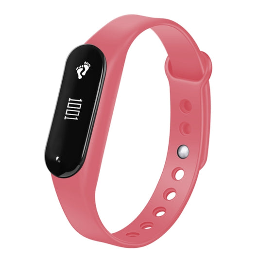 CHIGU C6 0.69 inch OLED Display Bluetooth Smart Bracelet, Support Heart Rate Monitor / Pedometer / Calls Remind / Sleep Monitor / Sedentary Reminder / Alarm / Anti-lost, Compatible with Android and iOS Phones (Pink) - Smart Wear by buy2fix | Online Shopping UK | buy2fix