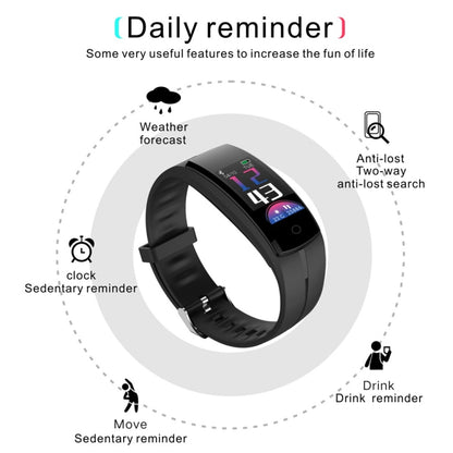 QS100 0.96 inches TFT Color Screen Smart Bracelet IP67 Waterproof, Support Call Reminder /Heart Rate Monitoring /Sleep Monitoring /Sedentary Reminder /Blood Pressure Monitoring (Purple) - Smart Wear by buy2fix | Online Shopping UK | buy2fix