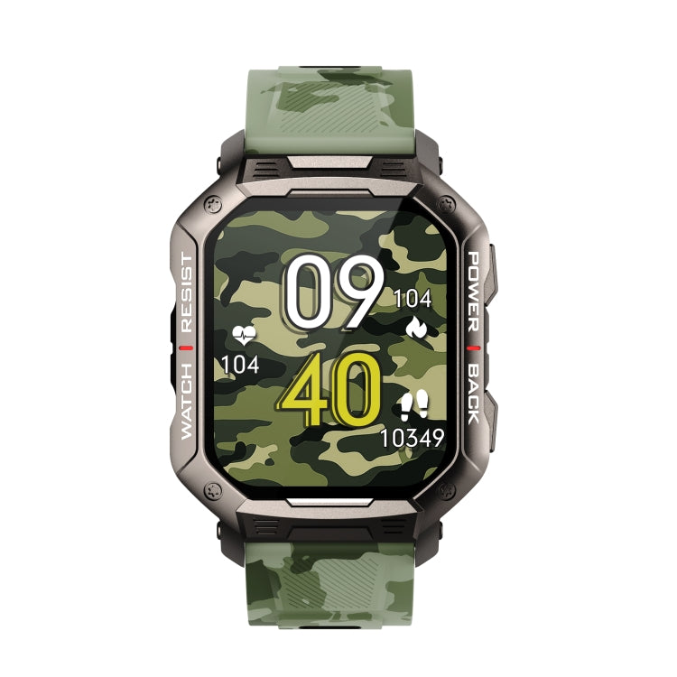 HAMTOD NX3 1.83 inch Smart Watch, Support Bluetooth Call / Sleep / Heart Rate / Blood Oxygen / Blood Pressure Monitoring(Camouflage) - Smart Watches by HAMTOD | Online Shopping UK | buy2fix