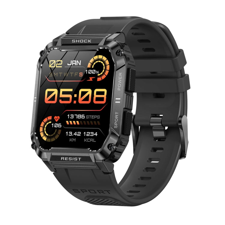 HAMTOD T3 1.95 inch Three Defenses Sport Smart Watch, Support BT Call / Sport Modes / Sleep / Heart Rate / Blood Oxygen / Blood Pressure Monitoring(Black) - Smart Watches by HAMTOD | Online Shopping UK | buy2fix