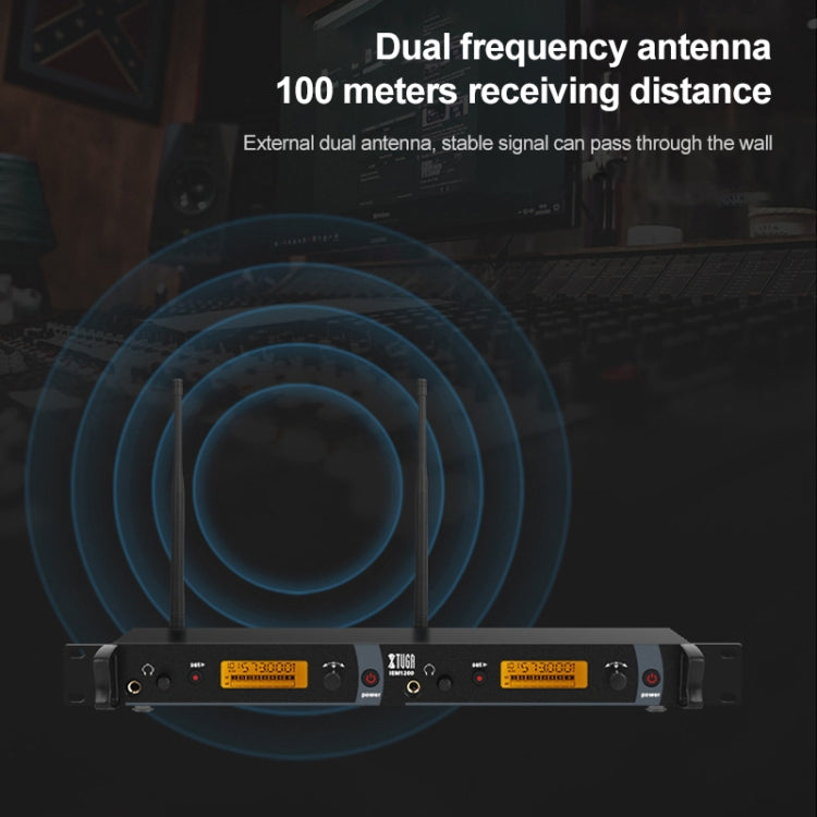 IEM1200 Wireless Transmitter 8 Bodypack Stage Singer In-Ear Monitor System(US Plug) - Consumer Electronics by buy2fix | Online Shopping UK | buy2fix