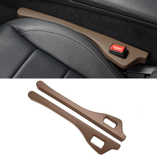 1 Pair Car Seat Gap Bar Car Interior Armrest Box Gap Leak-proof Filler (Brown) - Seat Accessories by buy2fix | Online Shopping UK | buy2fix