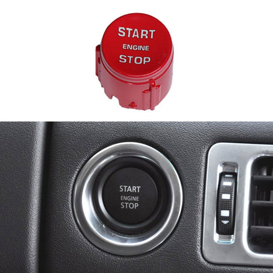 One-key Start Engine Stop Switch Button for Land Rover Range Rover / Discovery, Left Driving(Red) - Car Switches by buy2fix | Online Shopping UK | buy2fix