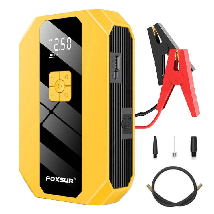 FOXSUR FJS-900 12V Car Multifunctional Emergency Start Power Supply Portable Air Pump - Power Bank by FOXSUR | Online Shopping UK | buy2fix