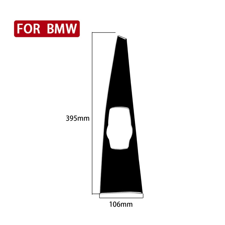 Car Left Drive Multimedia Panel Decorative Sticker for BMW Series 3 F30 2013-2018 / Series 3GT F34 2014-2018 / Series 4 F33 F34 F36 2014-2018(Black) - In Car by buy2fix | Online Shopping UK | buy2fix