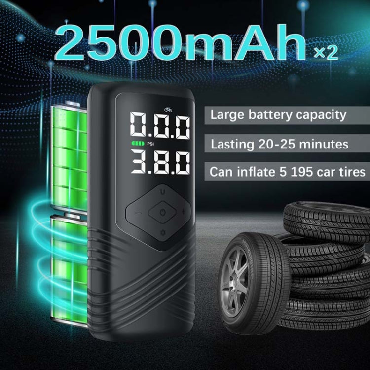 Portable Car Multi-function Digital Display Tire Wireless Electric Air Pump - Inflatable Pump by buy2fix | Online Shopping UK | buy2fix