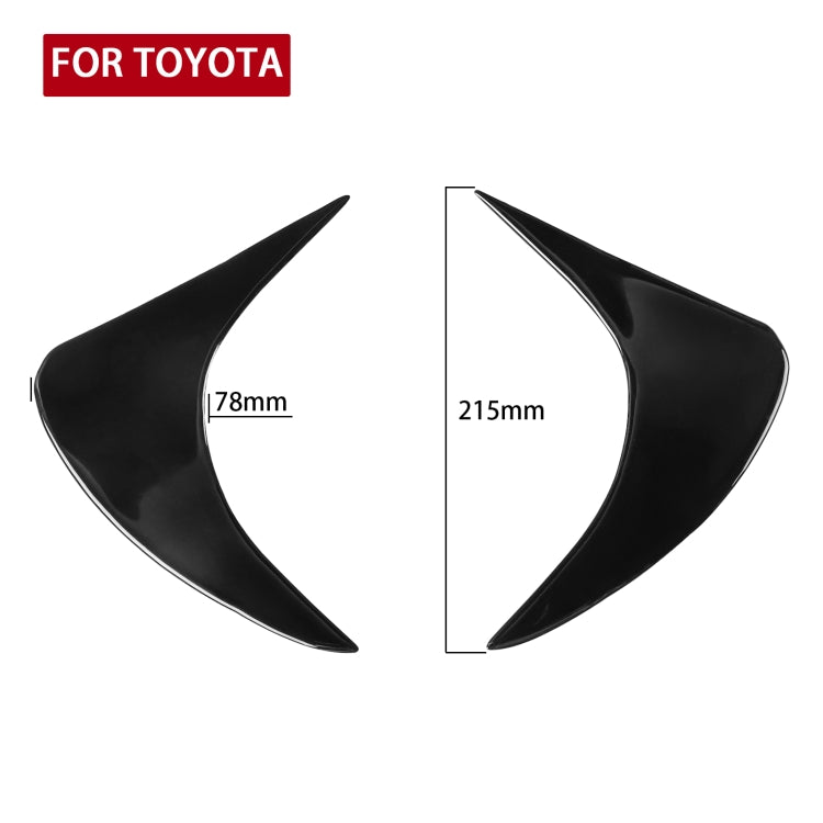 Pair Car Front Lamp Eyebrow Soft Decorative Sticker for Toyota GT86 2013-2020 - In Car by buy2fix | Online Shopping UK | buy2fix