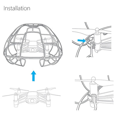 PGYTECH Spherical Protective Cover Cage for DJI TELLO - DJI & GoPro Accessories by PGYTECH | Online Shopping UK | buy2fix