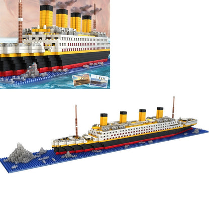 Titanic DIY Assembled Building Blocks Boat Children Educational Toy - Building Blocks by buy2fix | Online Shopping UK | buy2fix