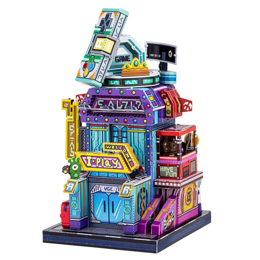 3D Metal Assembled Model Creative DIY Handmade Art House, Style: Game City - DIY Developmental Toys by buy2fix | Online Shopping UK | buy2fix