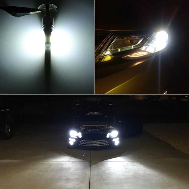 2 PCS H3 DC12V / 4.5W / 6000K / 360LM Car LED Fog Light with 6 CSP Lamp Beads, White Light (Black) - Fog / Driving Lights by buy2fix | Online Shopping UK | buy2fix
