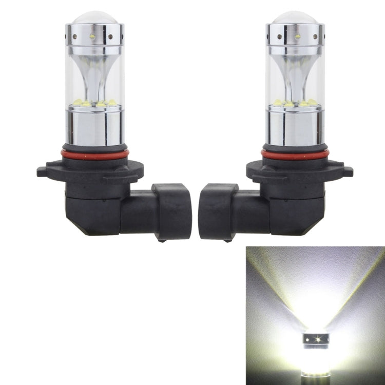 2 PCS 9005 60W 1200 LM 6000K Car Fog Lights with 12 CREE XB-D LED Lamps, DC 12V(White Light) - Fog / Driving Lights by buy2fix | Online Shopping UK | buy2fix