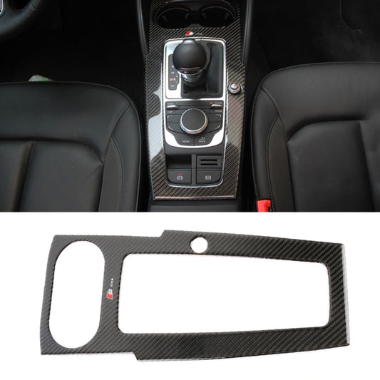 Car Carbon Fiber Gear Decorative Panel for Audi A3 - In Car by buy2fix | Online Shopping UK | buy2fix