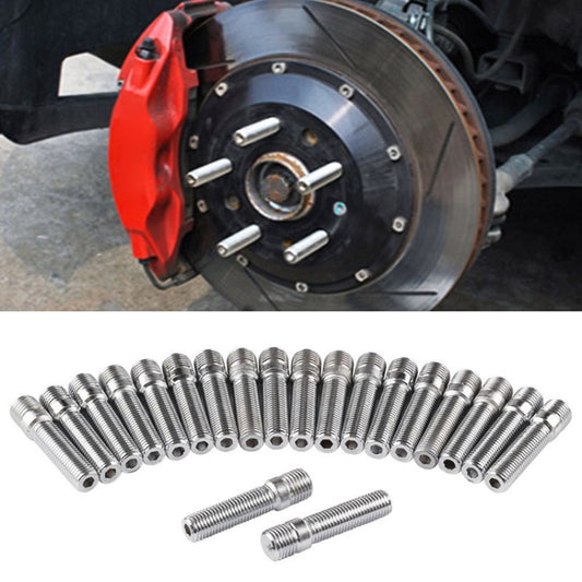 20 PCS 5cm Universal Car Modification Extended Wheels Stud Conversion M14x1.5 to M12x1.5 Screw Adapter LN032 LN033 LN044 - In Car by buy2fix | Online Shopping UK | buy2fix