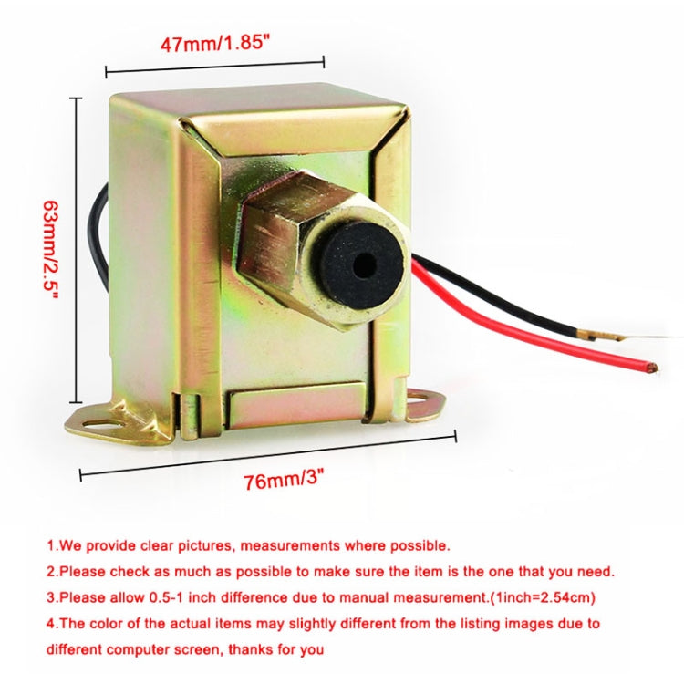 Universal Car 12V Fuel Pump + 2 x Fuel Unions + In-Line Fuel Filter Petrol - In Car by buy2fix | Online Shopping UK | buy2fix