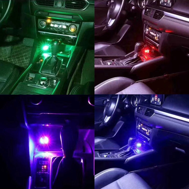 Car Styling USB LED Colorful Acoustic Atmosphere Light Touch Change Color Adjusting Mood Lamp - Atmosphere lights by buy2fix | Online Shopping UK | buy2fix