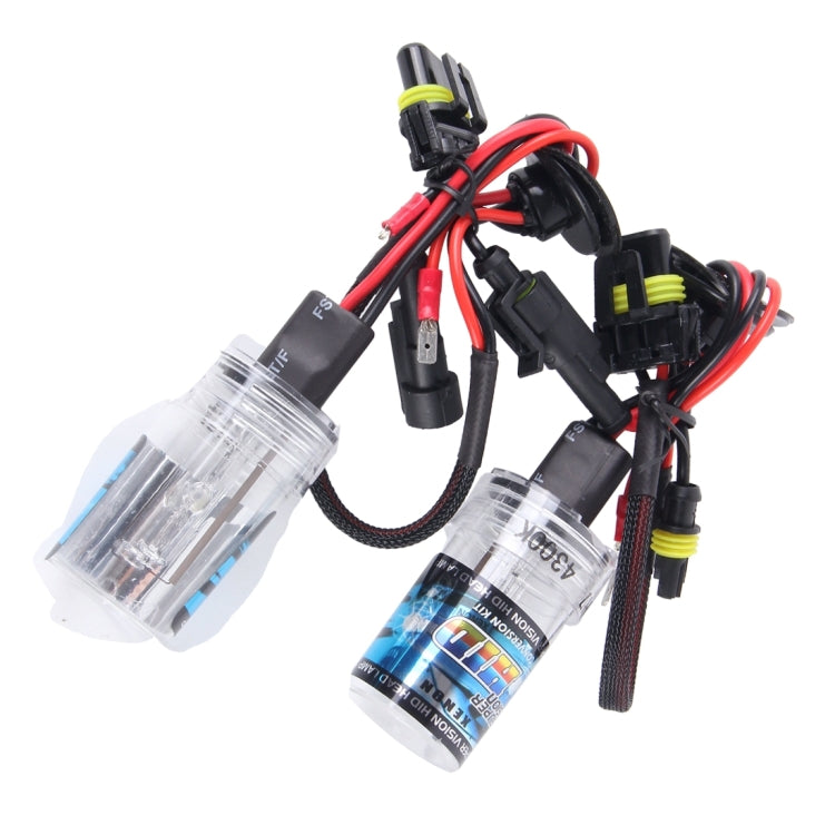 2PCS DC12V 35W H7 2800 LM HID Xenon Light Single Beam Super Vision Waterproof Head Lamp, Color Temperature: 4300K(White Light) - Xenon Lights by buy2fix | Online Shopping UK | buy2fix