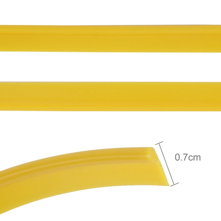 5m Flexible Trim For DIY Automobile Car Interior Moulding Trim Decorative Line Strip(Yellow) - Anti Collision Sticker by buy2fix | Online Shopping UK | buy2fix