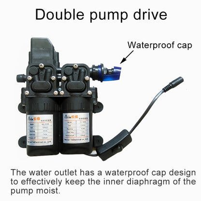 DC 12V Portable Double Pump High Pressure Outdoor Car Cigarette Lighter Washing Machine Vehicle Washing Tools - Car Washer & Accessories by buy2fix | Online Shopping UK | buy2fix